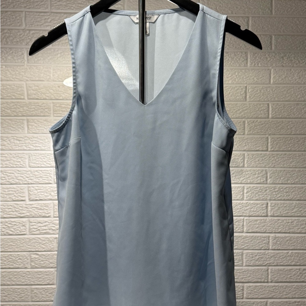 Nine West Blue Sleeveless Tank Top